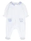 Tartine Et Chocolat Collared Liberty Pajama In White