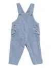 Tartine Et Chocolat Corduroy Button-fastening Jumpsuit In Blue