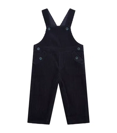 Tartine Et Chocolat Kids' Corduroy Dungarees In Black
