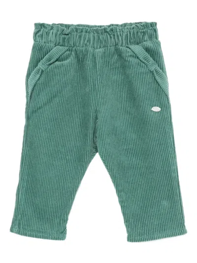 Tartine Et Chocolat Babies' Corduroy Pocket Pants In Green
