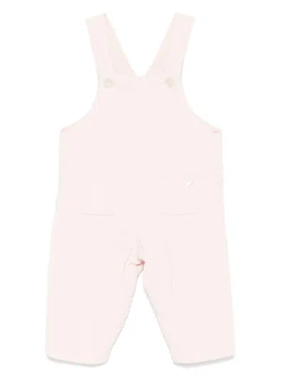 Tartine Et Chocolat Babies' Corduroy Romper In Pink