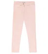 Tartine Et Chocolat Corduroy Straight Pants In Lilas