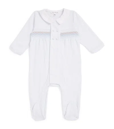 Tartine Et Chocolat Kids' Cotton-blend All-in-one In Blue