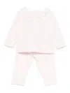 Tartine Et Chocolat Cotton Blend Babygrow Set In Neutral