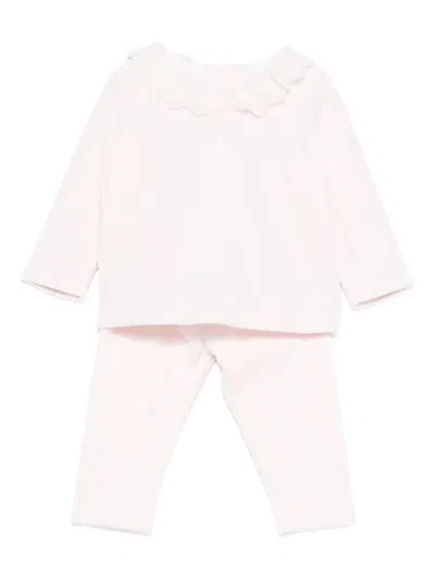 Tartine Et Chocolat Cotton Blend Babygrow Set In Neutral
