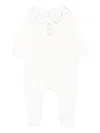 Tartine Et Chocolat Cotton Blend Romper In White