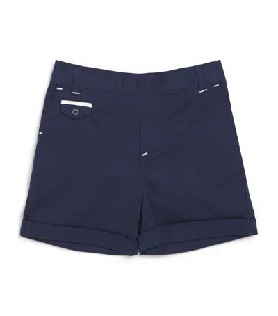 Tartine Et Chocolat Kids' Cotton-blend Shorts In Blue