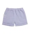 Tartine Et Chocolat Cotton-blend Striped Shorts In Blue