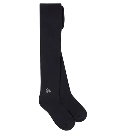 Tartine Et Chocolat Kids' Cotton-blend Tights In Black
