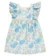 Tartine Et Chocolat Cotton Dress In Blue