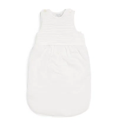 Tartine Et Chocolat Kids' Cotton Embroidered All-in-one In White