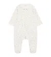 Tartine Et Chocolat Cotton Embroidered-collar Bodysuit In White