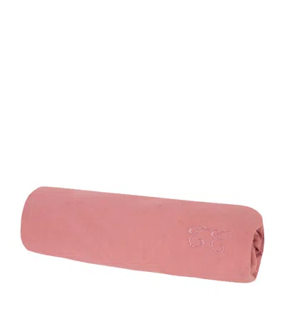 Tartine Et Chocolat Cotton Fitted Sheet In Pink