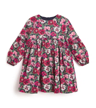 Tartine Et Chocolat Kids' Cotton Liberty Print Dress In Multi
