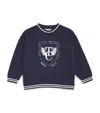 Tartine Et Chocolat Cotton Logo-crest Sweatshirt In Blue
