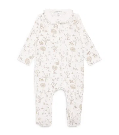 Tartine Et Chocolat Kids' Cotton Printed All-in-one In White