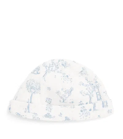 Tartine Et Chocolat Kids' Cotton Printed Beanie In White