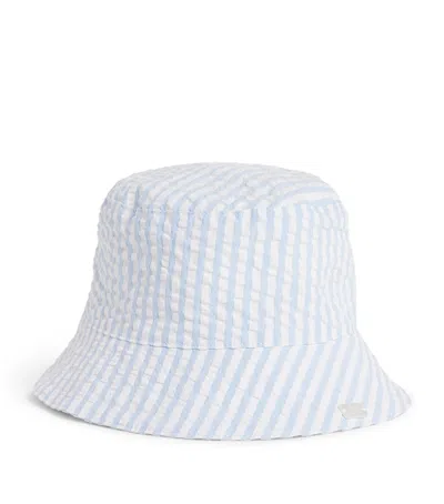 Tartine Et Chocolat Kids' Cotton Striped Bob Bucket Hat In Multi