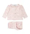 Tartine Et Chocolat Cotton Toile De Jouy Top And Trousers Set In Pink
