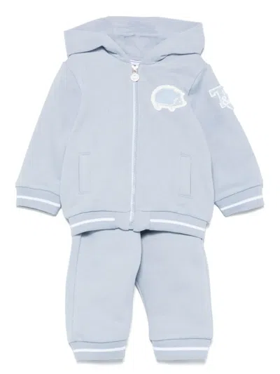 Tartine Et Chocolat Babies' Cotton Tracksuit In Blue