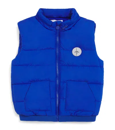 Tartine Et Chocolat Kids' Down-filled Gilet In Blue