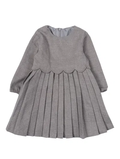Tartine Et Chocolat Kids' Dress In Gray