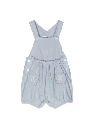 Tartine Et Chocolat Dungarees 2 In Baby Blue