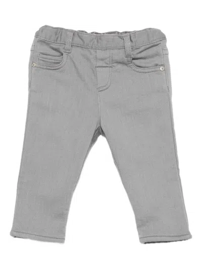 Tartine Et Chocolat Babies' Elastic-waistband Trousers In Gray