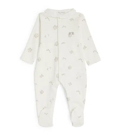 Tartine Et Chocolat Embroidered All-in-one (0-12 Months) In Ivory