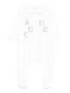 Tartine Et Chocolat Embroidered Babygrow In White
