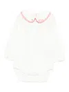 Tartine Et Chocolat Embroidered Babygrow In White