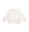 Tartine Et Chocolat Embroidered Cardigan In White