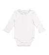 Tartine Et Chocolat Embroidered-collar Bodysuit In White