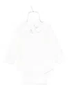 Tartine Et Chocolat Embroidered-collar Bodysuit In White