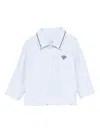 Tartine Et Chocolat Embroidered-collar Shirt In Blue