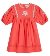 TARTINE ET CHOCOLAT EMBROIDERED COTTON DRESS