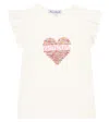 Tartine Et Chocolat Besticktes T-shirt Aus Baumwolle In Craie