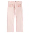 Tartine Et Chocolat Embroidered Jeans In Pink