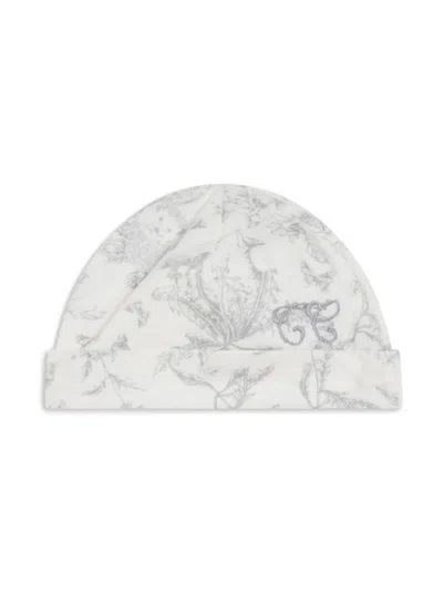 Tartine Et Chocolat Kids' Embroidered-logo Beanie In White