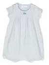 Tartine Et Chocolat Embroidered Towelling-finish Shorties In Blue