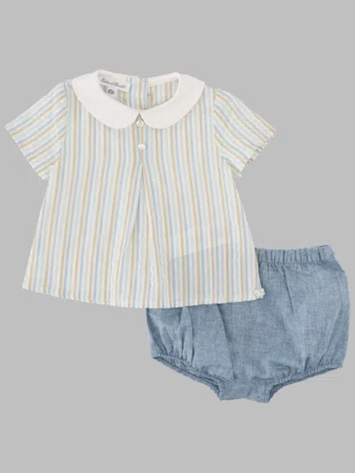 Tartine Et Chocolat Baby Girls Short Outfit Jumpsuit Ensemble In Multi