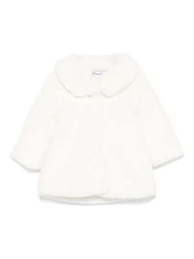 Tartine Et Chocolat Babies' Faux-fur Coat In White