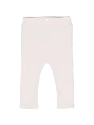 Tartine Et Chocolat Babies' Fine-ribbed Leggings In Pink