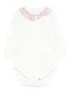 Tartine Et Chocolat Floral-collared Body In White