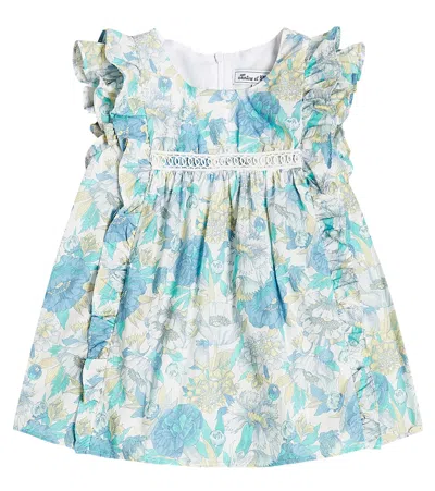 Tartine Et Chocolat Kids' Floral Cotton Blouse In White