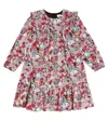 Tartine Et Chocolat Floral Cotton Dress In Purple