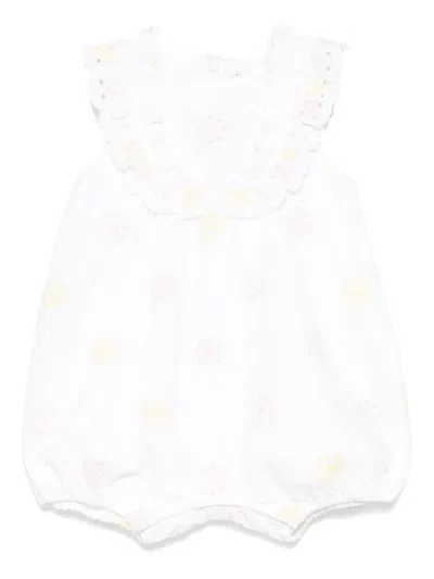 Tartine Et Chocolat Babies' Floral-embroidered Body