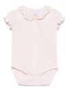 Tartine Et Chocolat Floral-embroidered-collar Body In Pink