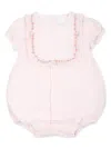 Tartine Et Chocolat Floral-embroidery Cotton Shorties In Pink