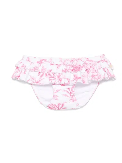 Tartine Et Chocolat Babies' Floral-print Bikini Briefs In White